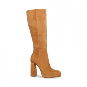 Women Steve Madden Frankie Platforms Brown | 2507983-LI