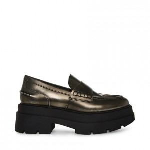 Women Steve Madden Gaven Platforms Silver | 8654170-RM