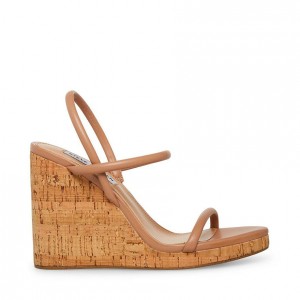 Women Steve Madden Morgan Platforms Brown | 8307945-IX