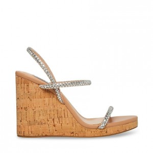 Women Steve Madden Morgan Platforms Brown | 8613059-WI
