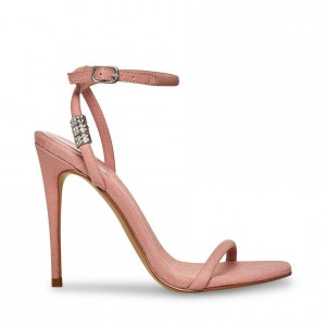 Women Steve Madden Nadine Strappyed Heels Pink | 2801564-IF