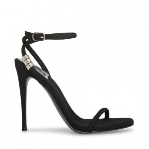 Women Steve Madden Nadine Strappyed Heels Black | 9203516-UN