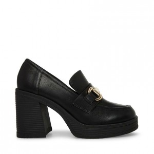 Women Steve Madden Nicole Heels Black | 2893475-DV