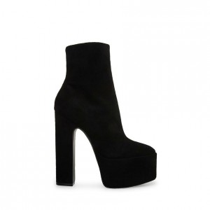 Women Steve Madden Passion Platforms Black | 7943261-JI