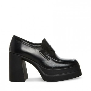 Women Steve Madden Perry Platforms Black | 2146350-VK