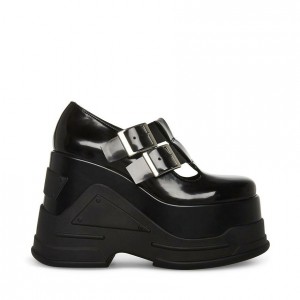 Women Steve Madden Phase Platforms Black | 7140263-UK