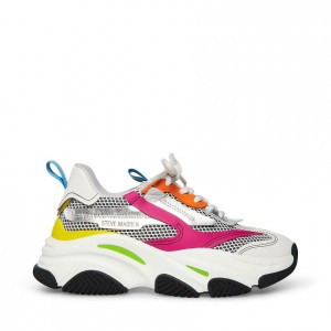 Women Steve Madden Possession Bright Platforms Light Multicolor | 9108746-ZE