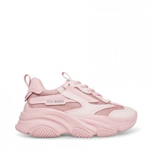 Women Steve Madden Possession Dusty Platforms Pink | 6104925-LF