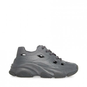 Women Steve Madden Possessive Cement Platforms Grey | 0234169-RQ