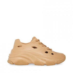 Women Steve Madden Possessive Clay Platforms Brown | 1429738-ES