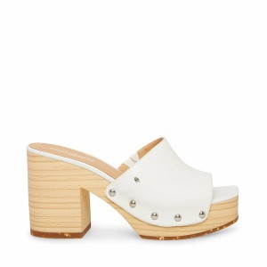 Women Steve Madden Restore Heels White | 7289351-KW