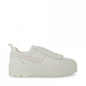 Women Steve Madden Rorri Chunky Platforms White | 0974862-SD