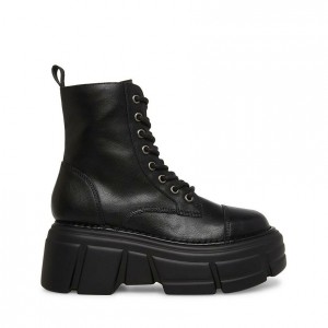 Women Steve Madden Russell Platforms Black | 6780435-OB
