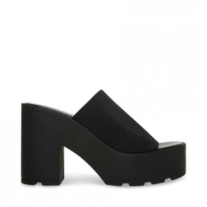 Women Steve Madden Sami Platforms Black | 4852690-BK