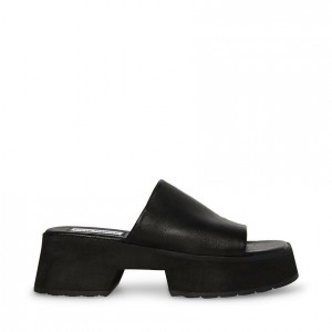 Women Steve Madden Sammie Platforms Black | 5831790-NK