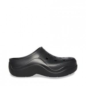 Women Steve Madden Scuff Platforms Black | 6941572-DG