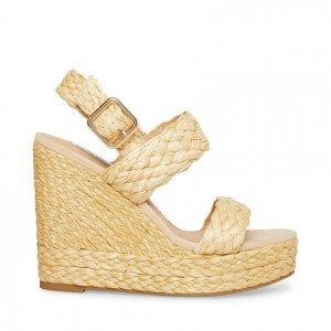 Women Steve Madden Simona Platforms Brown | 3854260-LT