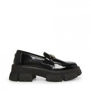 Women Steve Madden Trifecta Platforms Black | 7214350-ST