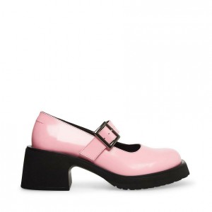Women Steve Madden Tulip Mary Jane Platforms Pink | 3250976-WL