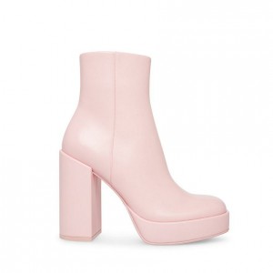 Women Steve Madden Zenia Platforms Pink | 4693807-PT