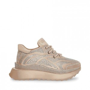 Women Steve Madden Zeta Platforms Pink | 6238594-KL